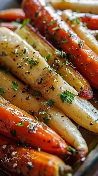 Honey Glazed Carrots and Parsnips