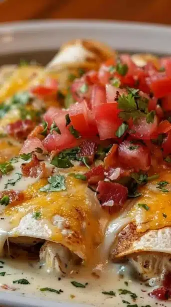 Jalapeño Popper Cheesy Chicken Enchiladas: A Spicy, Creamy Tex-Mex Delight