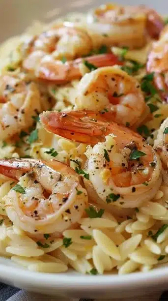 Lemon Butter Garlic Shrimp Orzo: A Creamy, Bright, Restaurant-Style Skillet You Can Make Any Night of the Week