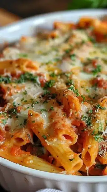 Loaded Veggie Baked Ziti