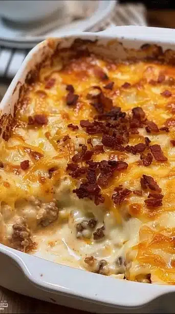 Low-Carb Bacon Cheeseburger Casserole: A Comfort Food Classic Made Keto-Friendly
