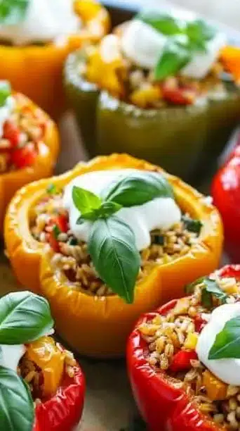 Low carb crockpot stuffed peppers recipe for a healthy meal