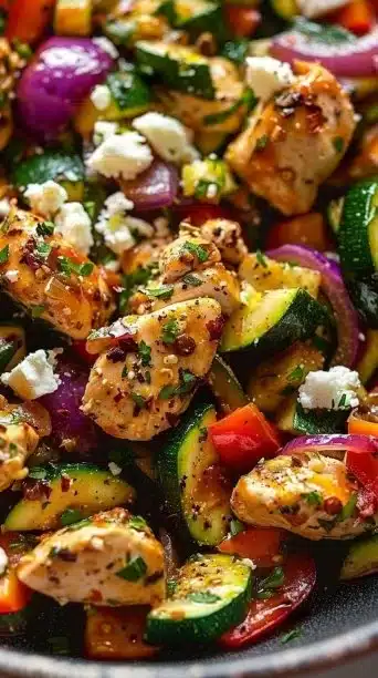 Mediterranean Chicken Stir Fry