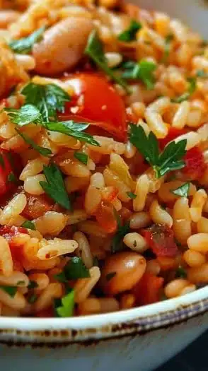 Mediterranean Rice And Beans
