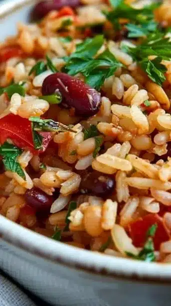 Mediterranean Rice And Beans