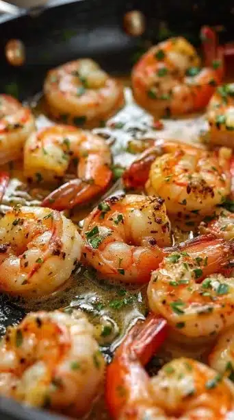 Mediterranean Shrimp Skillet with Lemon Garlic Sauce: A Bright, Savory, One-Pan Dinner That Feels Elegant and Effortless
