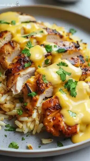 Mexican Chicken With Cheese Sauce