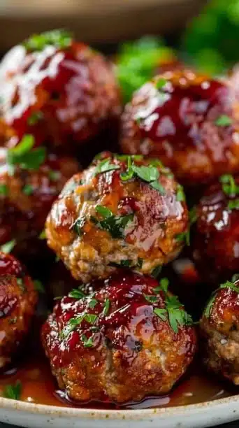 Mini turkey meatloaves served on a plate with vegetables