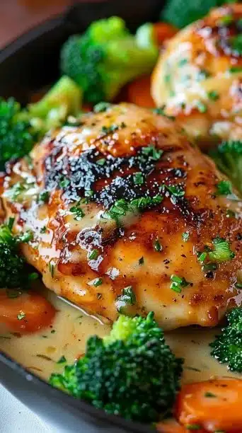 One-Pan Creamy Garlic Chicken with Veggies: The Ultimate Comfort Food Made Simple