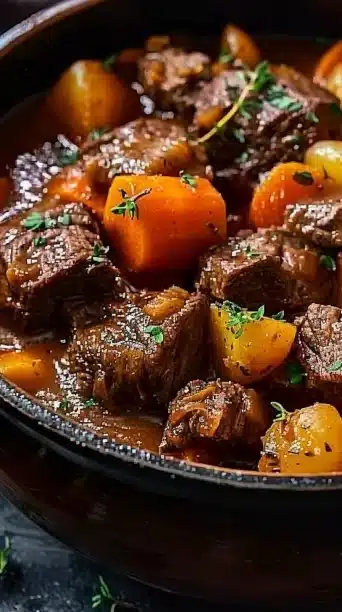 One Pot Autumn Beef Stew Recipe