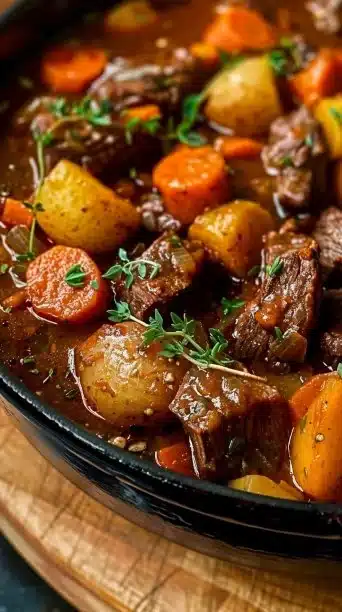 One Pot Autumn Beef Stew Recipe