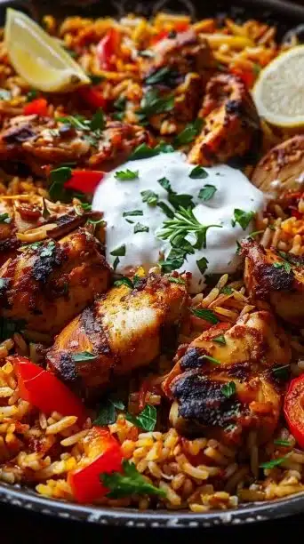 One Pot Chicken Shawarma Rice