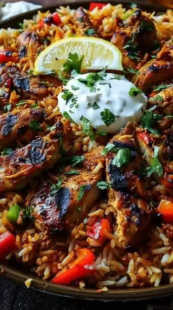 One Pot Chicken Shawarma Rice