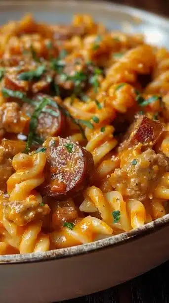 One-Pot Creamy Cajun Sausage Pasta: The Ultimate Cozy Weeknight Dinner