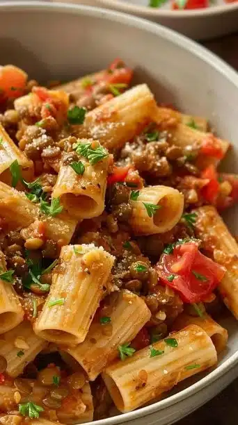 Pasta With Lentils