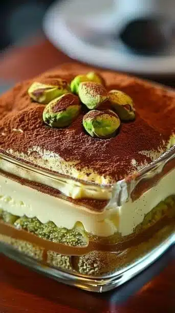Pistachio Tiramisu