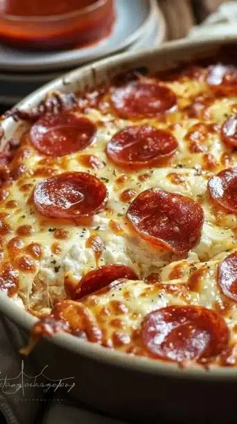 Pizza Style Cottage Cheese Bake