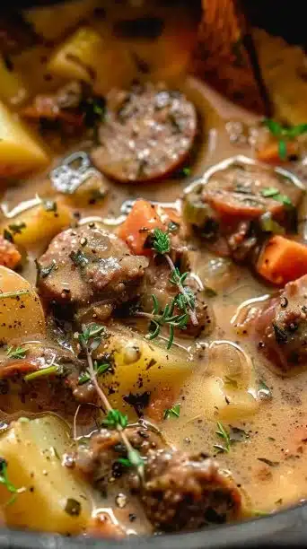 Potato And Sausage Chowder