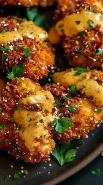 Pretzel Chicken with Mustard-Cheddar Sauce: The Crispy, Cheesy Dinner You’ll Crave Again and Again