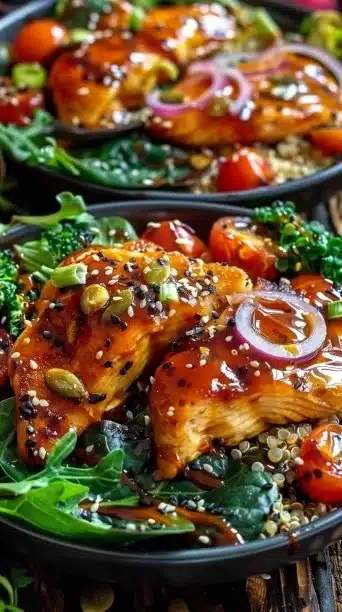 Pumpkin Teriyaki Chicken Bowls: A Cozy Autumn Fusion Dish Packed with Flavor and Nutrition