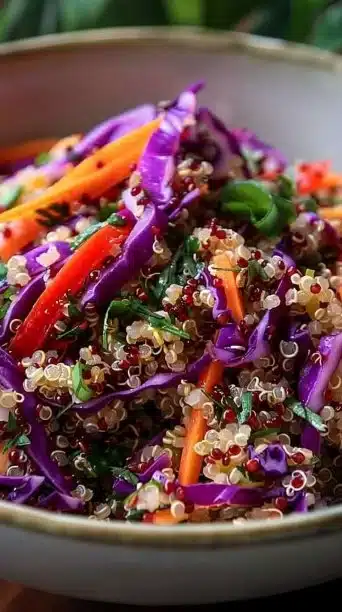 Quinoa And Red Cabbage Salad