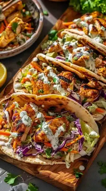 Sheet Pan Chicken Pitas with Herby Ranch Slaw: A Fresh and Flavorful Weeknight Winner