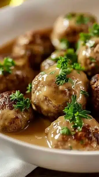 Slow-Cooked Swedish Meatballs