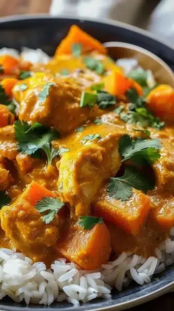Slow Cooker Chicken and Sweet Potato Curry