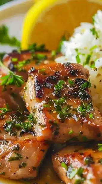 Slow Cooker Lemon Herb Pork Chops