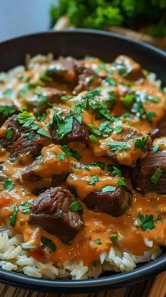 Steak Queso Rice: A Flavor-Packed Comfort Bowl