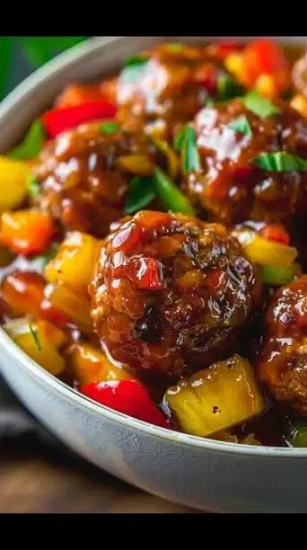 Sweet and Sour Meatballs