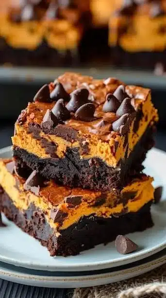 Sweet Potato Cheesecake Brownies