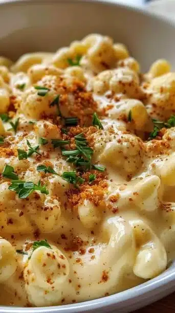 The Best Cauliflower Mac and Cheese