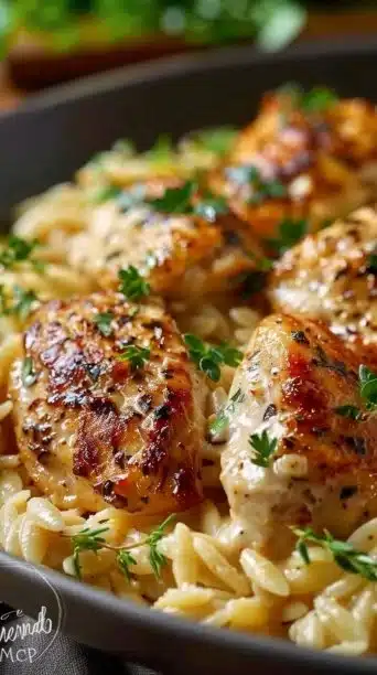 Ultimate Creamy Chicken Orzo Recipe
