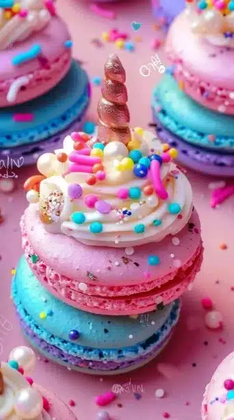 Unicorn Macarons