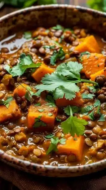 Vegan Crockpot Lentil Curry