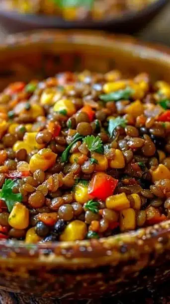 Vegetarian Mexican Lentils