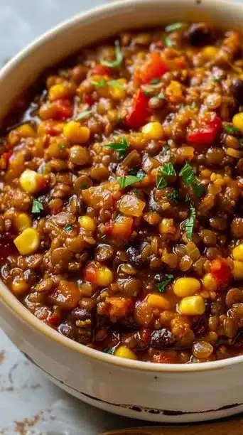 Vegetarian Mexican Lentils