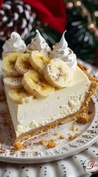 Banana Cream Cheesecake That Melts In Your Mouth