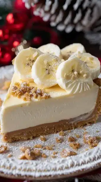 Banana Cream Cheesecake That Melts In Your Mouth
