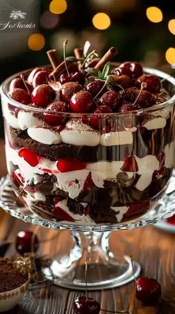 Black Forest Trifle for Christmas: A Showstopping Holiday Dessert