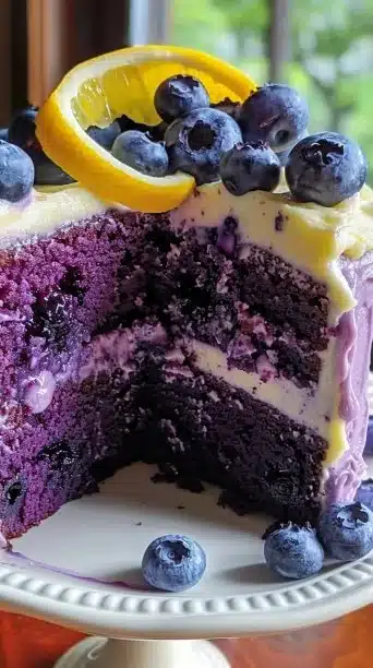 Blueberry Cake with Lemon Frosting: A Deliciously Easy Recipe
