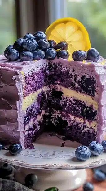 Blueberry Cake with Lemon Frosting: A Deliciously Easy Recipe