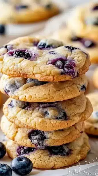 Blueberry Cream Cheese Cookies