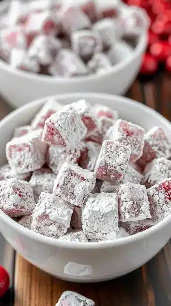 Cherry Cheesecake Puppy Chow