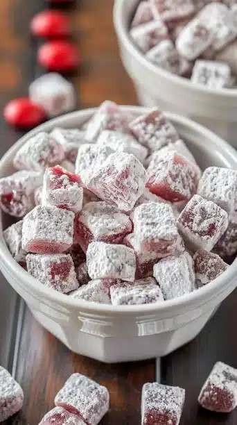 Cherry Cheesecake Puppy Chow