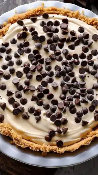 Chocolate Chip Cannoli Pie
