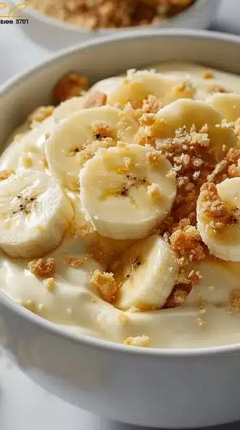 Cottage Cheese Banana Pudding
