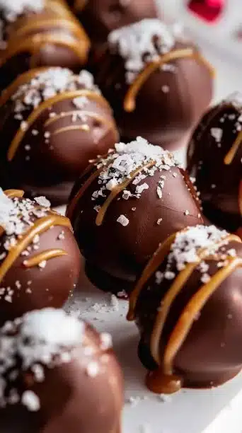 Delicious Salted Caramel Fudge Truffles