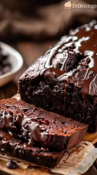 Hot Fudge Brownie Bread